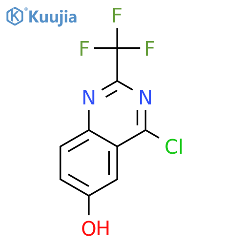 4-CHLORO-6-HYDROXY-2-TRIFLUOROMETHYL-QUINAZOLINE structure