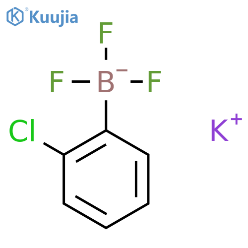 Potassium 2-chlorophenyltrifluoroborate structure