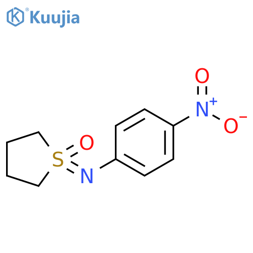 1-(4-nitrophenyl)imino-1lambda6-thiolan-1-one structure