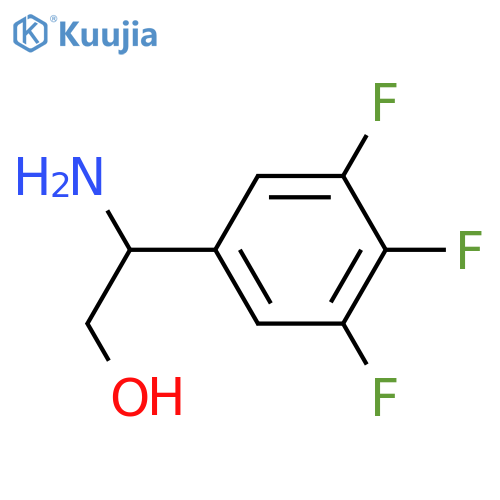 2-amino-2-(3,4,5-trifluorophenyl)ethan-1-ol structure