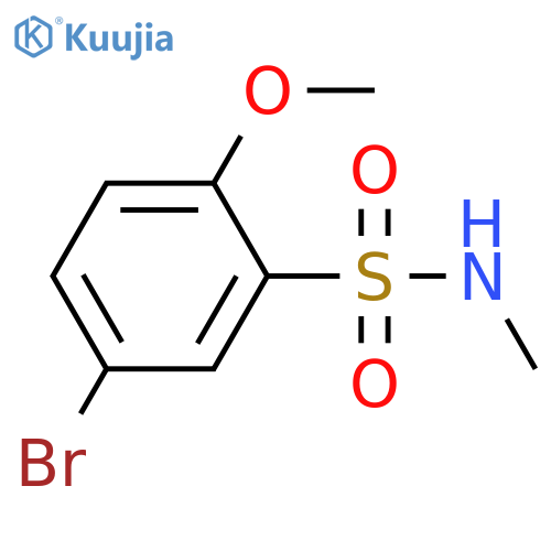 5-Bromo-2-methoxy-N-methylbenzenesulfonamide structure