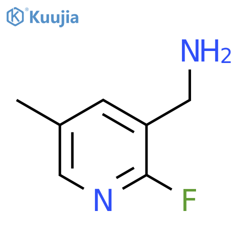 2-fluoro-5-methyl-3-Pyridinemethanamine structure