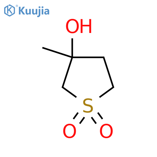 3-hydroxy-3-methyl-1λ?-thiolane-1,1-dione structure