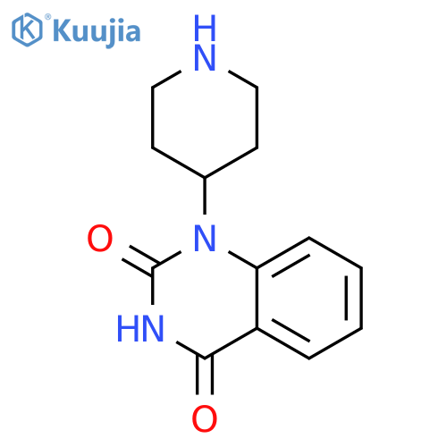 2,4(1H,3H)-Quinazolinedione, 1-(4-piperidinyl)- structure