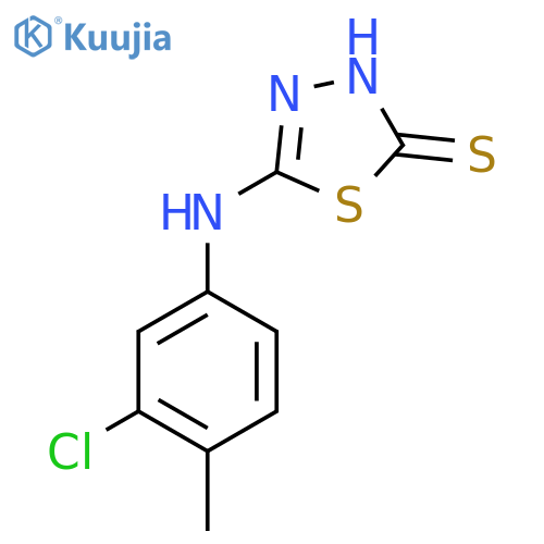 5-(3-Chloro-4-Methylphenyl)Amino-1,3,4-Thiadiazole-2-Thiol structure