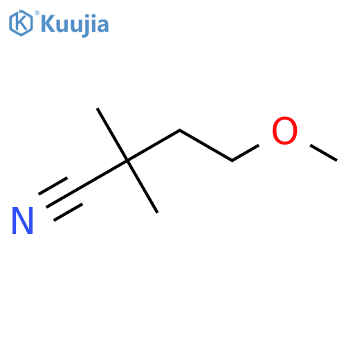 4-Methoxy-2,2-dimethylbutanenitrile structure