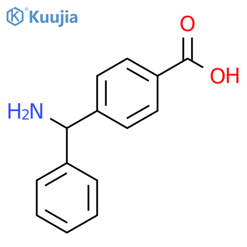 4-[Amino(phenyl)methyl]benzoic acid structure