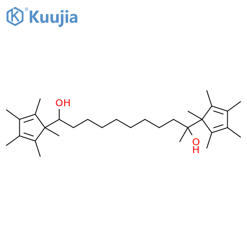 1,10-Undecanediol,1,10-bis(1,2,3,4,5-pentamethyl-2,4-cyclopentadien-1-yl)- structure