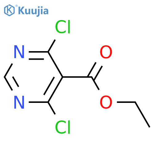 Ethyl 4,6-dichloropyrimidine-5-carboxylate structure