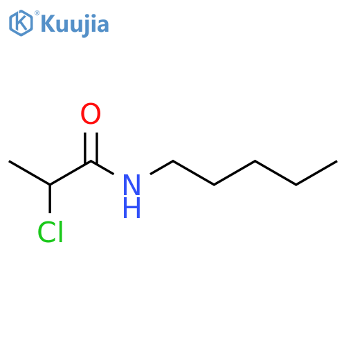 2-chloro-N-pentylpropanamide structure