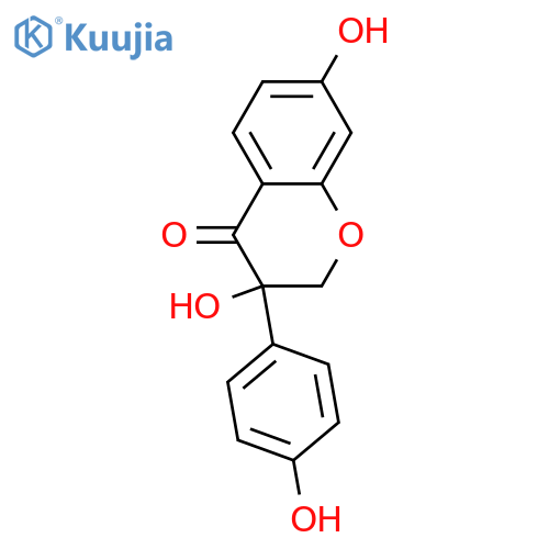 3,4',7-Trihydroxyisoflavanone; (S)-form structure
