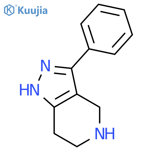 3-phenyl-4,5,6,7-tetrahydro-1H-pyrazolo4,3-cpyridine structure