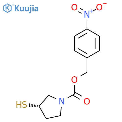 (3S)-3-Mercapto-1-pyrrolidinecarboxylic Acid (4-Nitrophenyl)methyl Ester structure