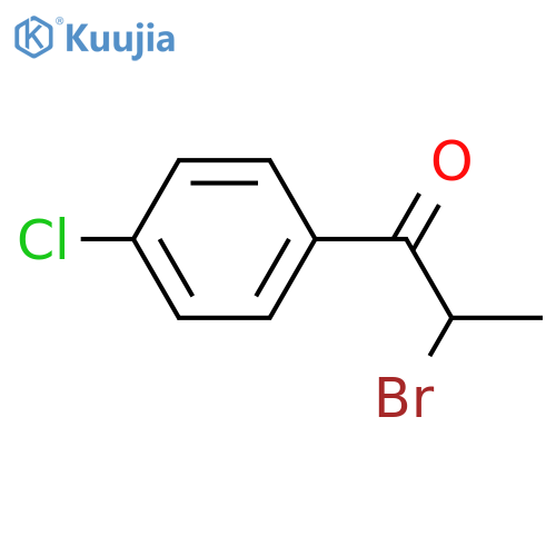 2-Bromo-1-(4-chlorophenyl)propan-1-one structure