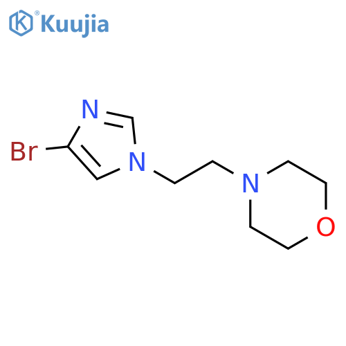 4-2-(4-Bromo-1H-imidazol-1-yl)ethyl-Morpholine structure
