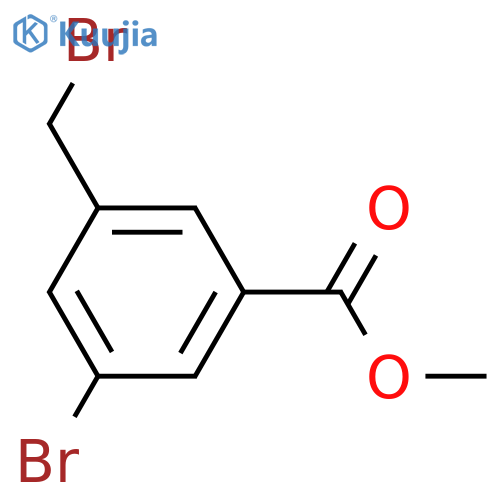 Methyl 3-bromo-5-(bromomethyl)benzoate structure