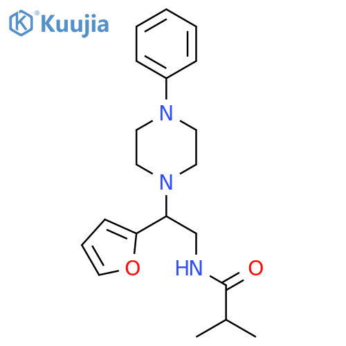 N-2-(furan-2-yl)-2-(4-phenylpiperazin-1-yl)ethyl-2-methylpropanamide structure