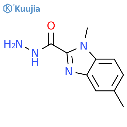 1H-Benzimidazole-2-carboxylic acid, 1,5-dimethyl-, hydrazide structure