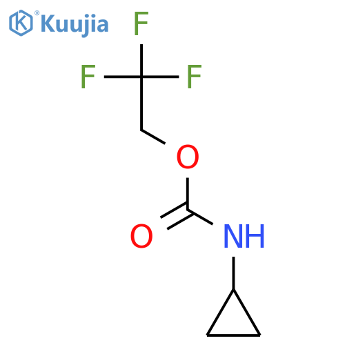 2,2,2-trifluoroethyl N-cyclopropylcarbamate structure