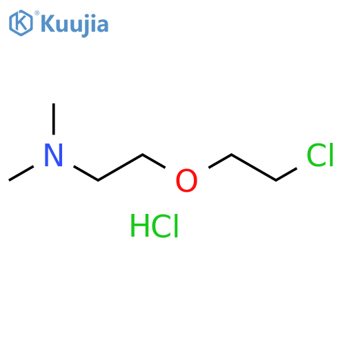2-(2-chloroethoxy)ethyldimethylamine hydrochloride structure