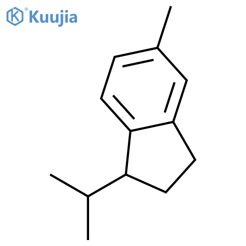 1H-Indene, 2,3-dihydro-5-methyl-1-(1-methylethyl)- structure