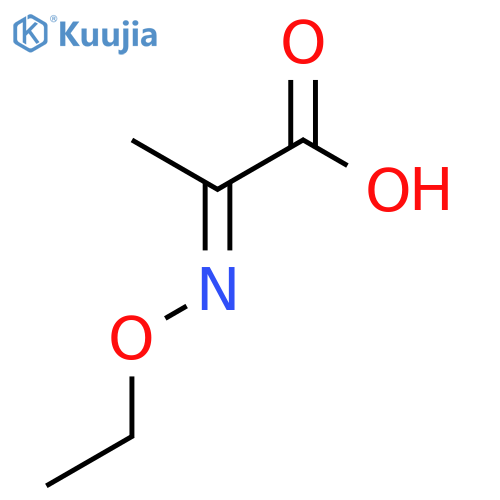 Propanoic acid, 2-(ethoxyimino)- structure