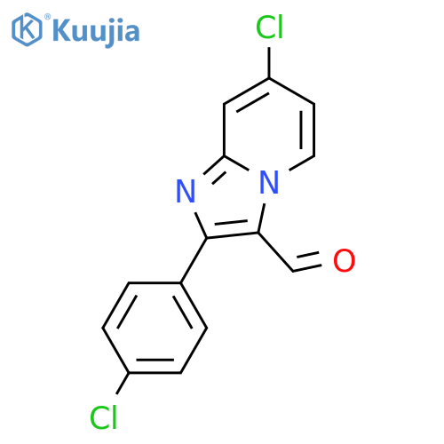 7-Chloro-2-(4-Chlorophenyl)Imidazo1,2-APyridine-3-Carbaldehyde structure