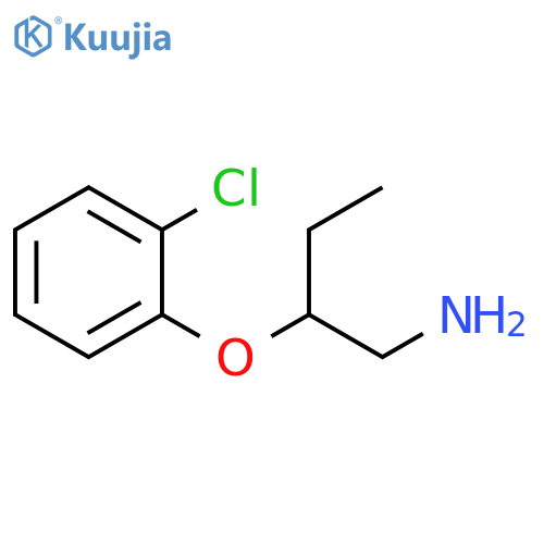 1-(1-aminobutan-2-yl)oxy-2-chlorobenzene structure