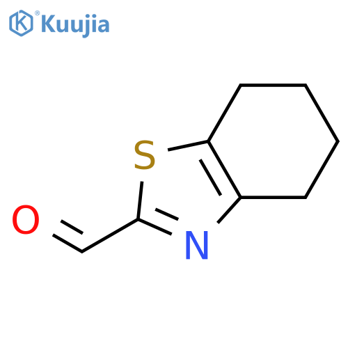 4,5,6,7-tetrahydro-1,3-benzothiazole-2-carbaldehyde structure