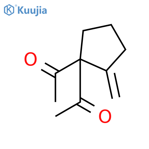 Ethanone, 1,1'-(2-methylenecyclopentylidene)bis- structure