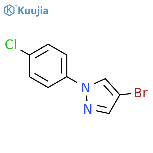 4-Bromo-1-(4-chlorophenyl)pyrazole structure
