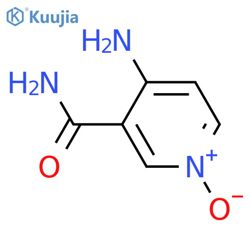 3-Pyridinecarboxamide,4-amino-, 1-oxide structure