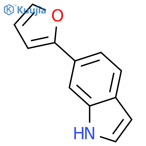 6-(furan-2-yl)-1H-indole structure