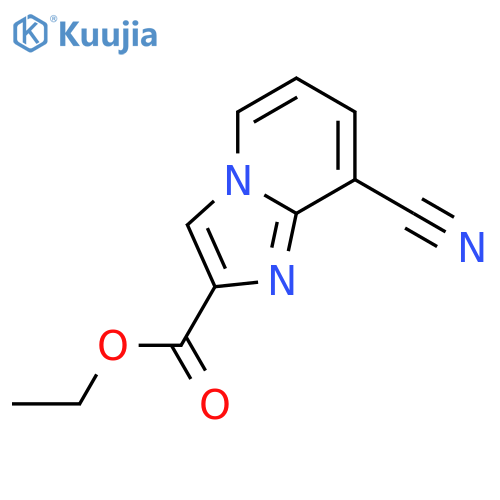 Ethyl 8-cyanoimidazo1,2-apyridine-2-carboxylate structure