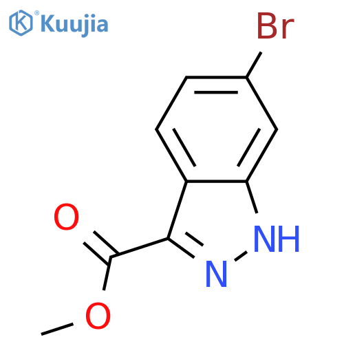 Methyl 6-bromo-1H-indazole-3-carboxylate structure