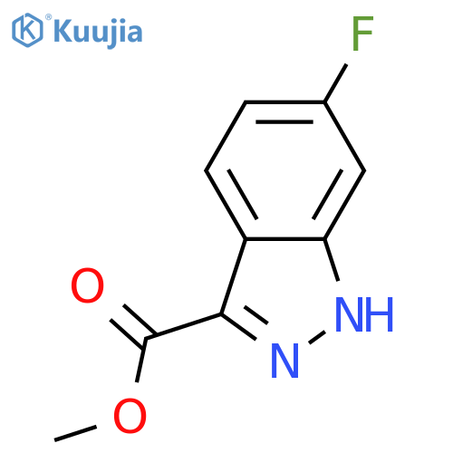 Methyl 6-fluoro-1H-indazole-3-carboxylate structure