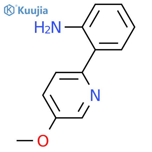 2-(5-Methoxypyridin-2-yl)aniline structure