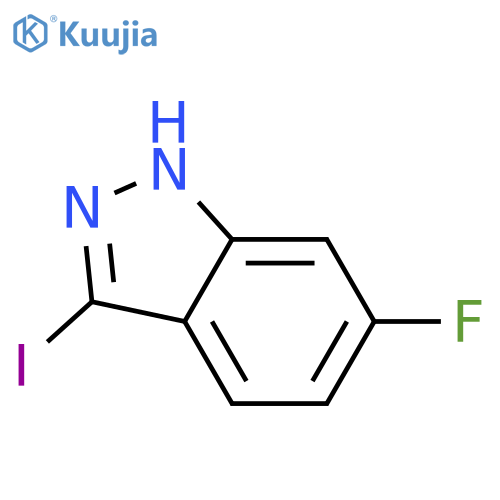 6-fluoro-3-iodo-1H-indazole structure