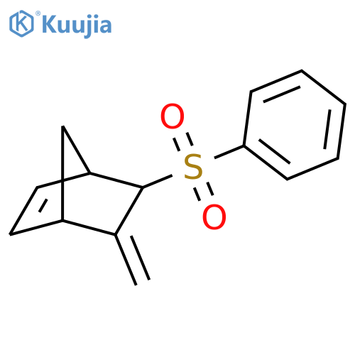 Bicyclo[2.2.1]hept-2-ene, 5-methylene-6-(phenylsulfonyl)- structure