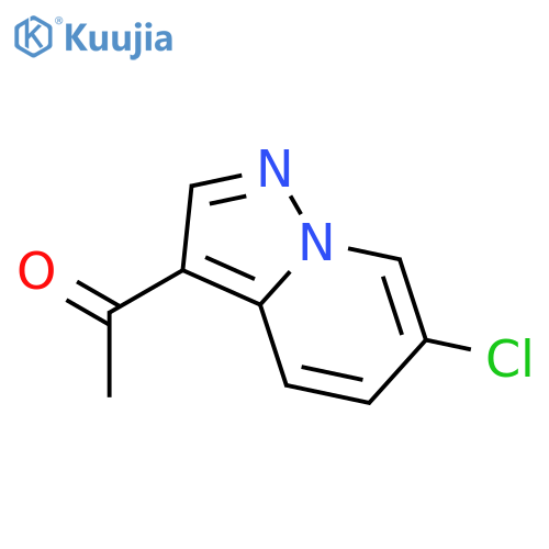 Ethanone, 1-(6-chloropyrazolo[1,5-a]pyridin-3-yl)- structure