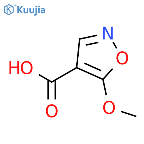 4-Isoxazolecarboxylicacid, 5-methoxy- structure