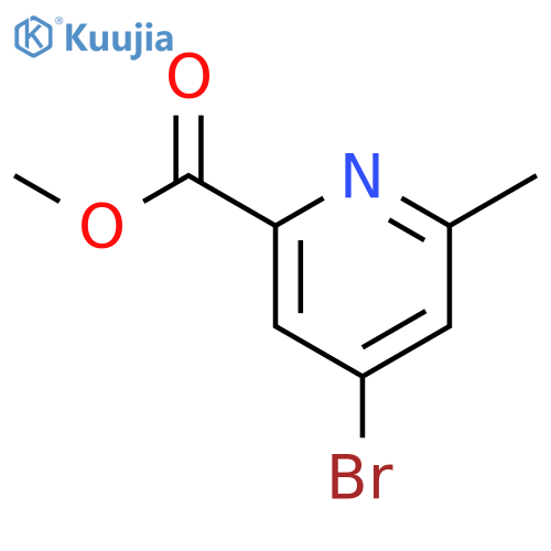 Methyl 4-bromo-6-methylpicolinate structure