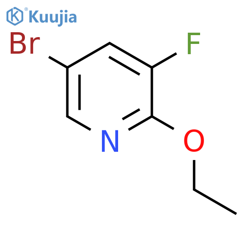 5-BROMO-2-ETHOXY-3-FLUORO-PYRIDINE structure