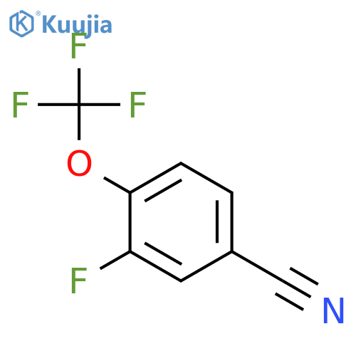 3-fluoro-4-(trifluoromethoxy)benzonitrile structure