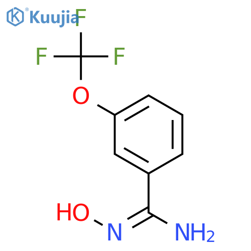 3-(TRIFLUOROMETHOXY)BENZAMIDOXIME structure