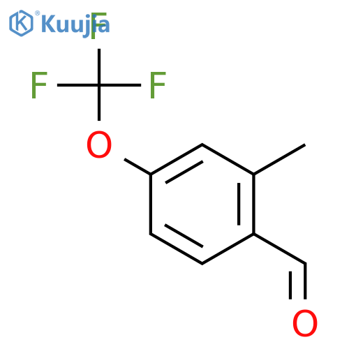 2-Methyl-4-(trifluoromethoxy)benzaldehyde structure