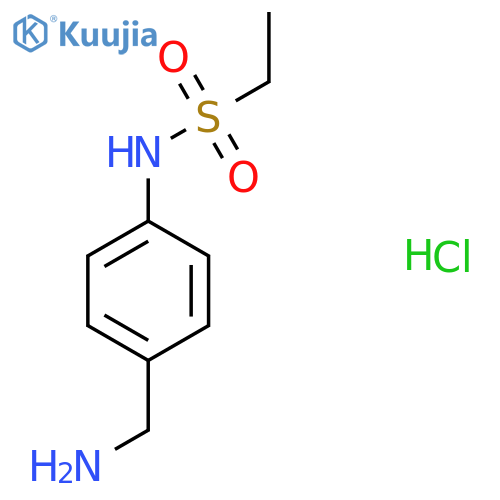 N-4-(Aminomethyl)PhenylEthane-1-Sulfonamide Hydrochloride structure