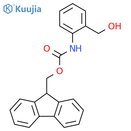 (9H-fluoren-9-yl)methyl N-2-(hydroxymethyl)phenylcarbamate structure