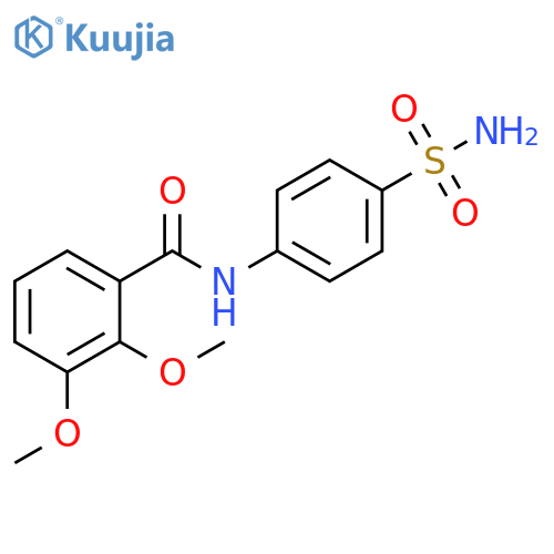 2,3-dimethoxy-N-(4-sulfamoylphenyl)benzamide structure