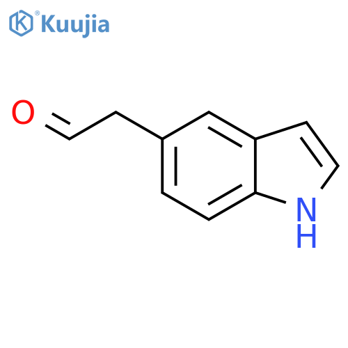 2-(1H-indol-5-yl)acetaldehyde structure